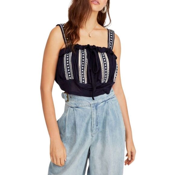 NWT Free People Hill Top Crop Top - Picture 2 of 7